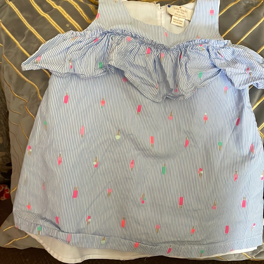 Kate spade toddler mini ice pops dress slip seems long